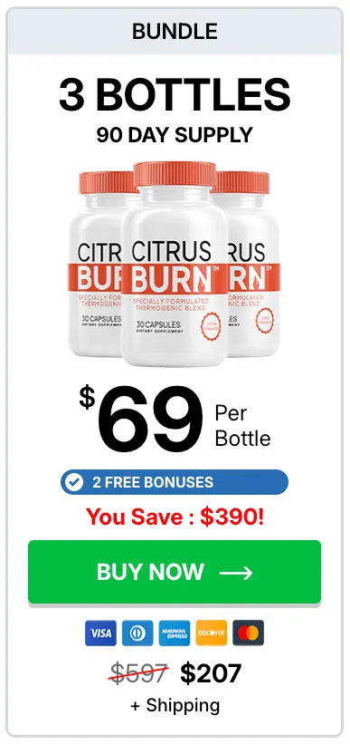 citrusburn 90 day supply price